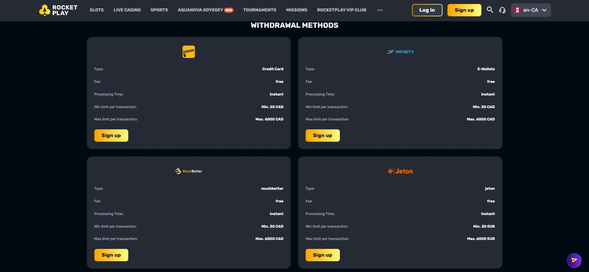 How to Withdraw Money from Rocketplay Casino
