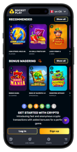 Rocketplay Casino iOS App